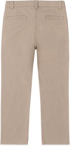 Izod Boys' School Uniform Twill Pants, Flat Front & Comfortable Waistband with 5 Pockets