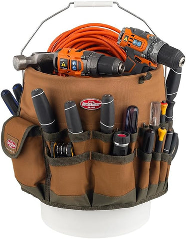 Bucket Boss The Bucketeer Bucket Tool Organizer in Brown, 10030 (Pack of 6)
