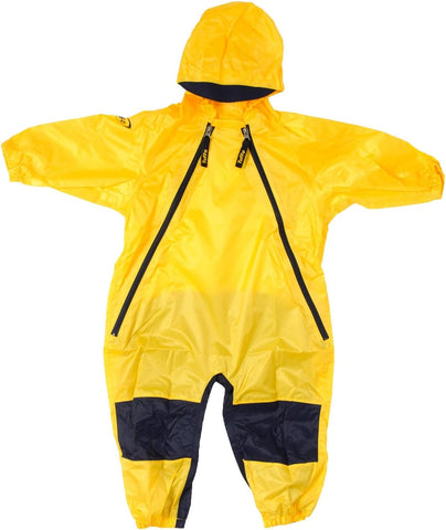 Tuffo Muddy Buddy Kids Waterproof Rain Suit One-Piece Coverall, Dual Zippers, Sealed Seams, Reinforced Knees – Boys & Girls