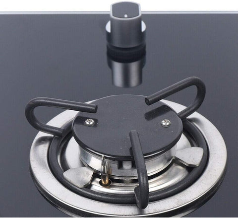 Propane Gas Cooktop Single Burner Stove portable Camping Stove, L-P-G 1800W Tempered Glass Gas Hob Cooker with Knob-Control for RV Outdoor Kitchen Boat Caravan Camper