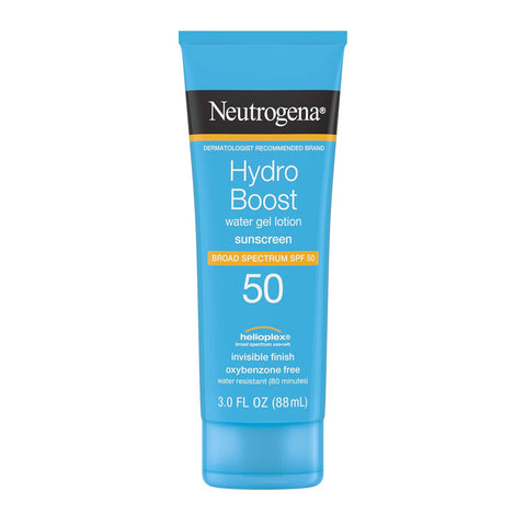 Neutrogena Hydro Boost Water Gel Sunscreen SPF 50, 3 fl oz