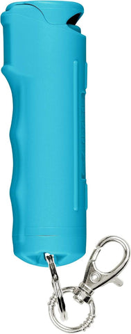 SABRE Pepper Spray with Fast Flip-Top Safety & Snap‑Clip Keychain for Self Defense - Maximum Police Strength OC with UV Marking Dye, 10‑Sec. Spray, 14-ft Range, Finger Grip, Made in USA, 0.54 fl oz