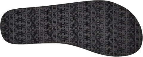 Sanuk Yoga Joy Womens Flip Flops | Yoga Mat Footbed | Sandals for Women | Womens Yoga Sandals | Women's Beach Sandals