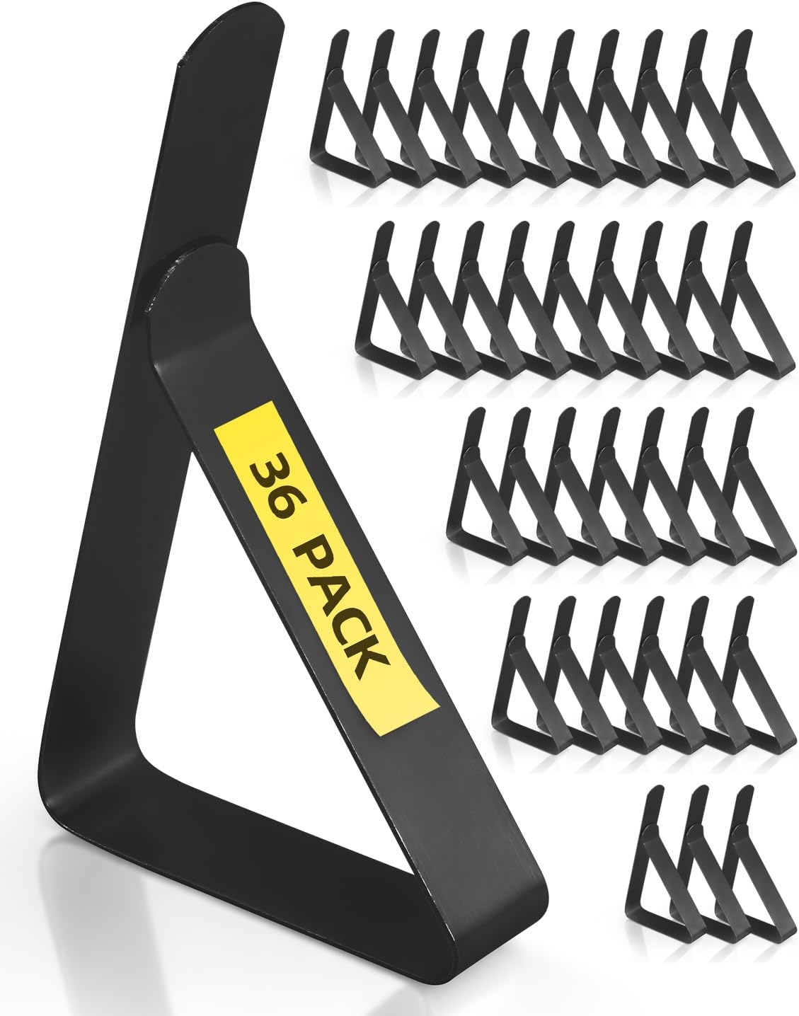 36 Pack Tablecloth Clips, Table Cloth Cover Clamps, Black