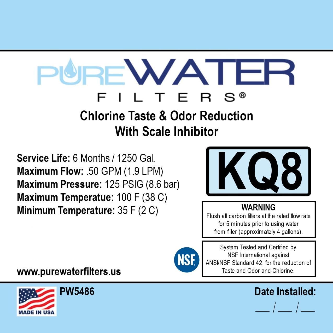 PureWater Filters Deluxe Water Filter Kit for Keurig Commercial Brewers