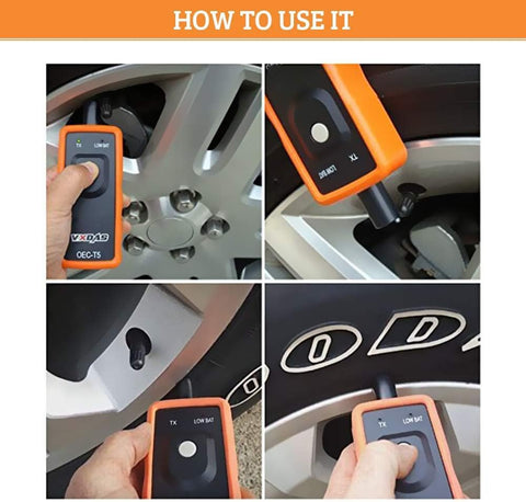 VXDAS TPMS Relearn Tool Only for GM Vehicles (2006-2024 Chevy/Buick/GMC/Opel/Cadillac) Original Sensor with 315/433 MHz, Tire Sensors Pressure Monitor System Reset Tool OEC-T5-2025 Edition