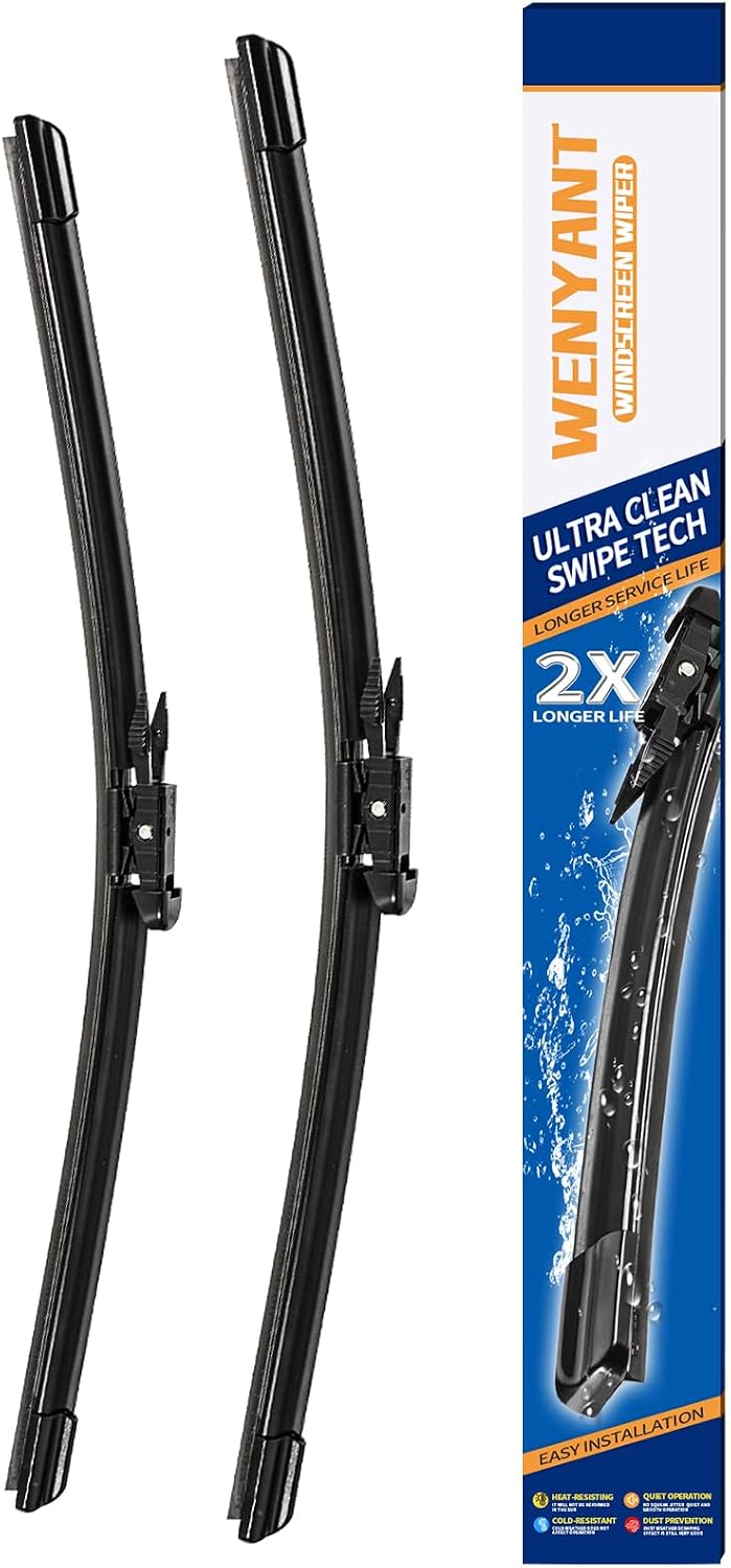 26"/22" Windshield Wipers Compatible with Ford Explorer 2011 2012 2013 2014 2015 2016 2017 2018 Front Wiper Blades for My Car Original Equipment Automotive Replacement (Set of 2)
