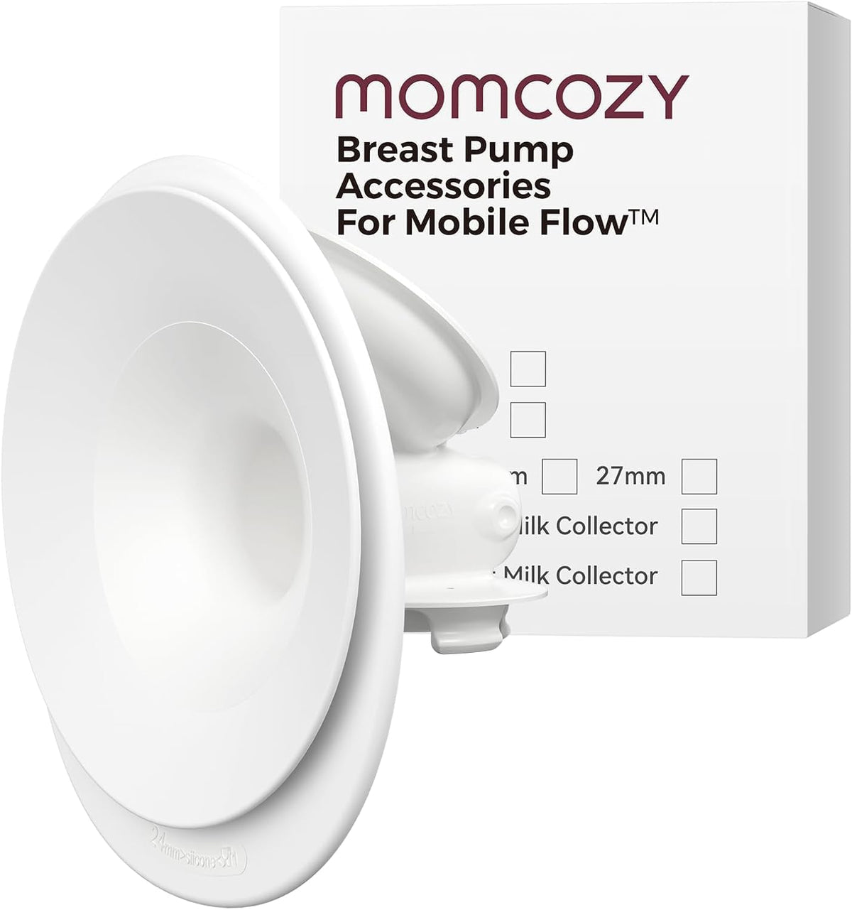 Momcozy M9 Original Breastfeeding Parts, 24mm Flange,1 Pack