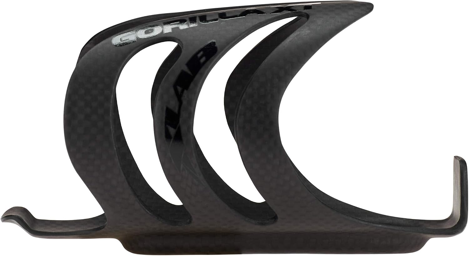 XLAB Gorilla XT Carbon Water Bottle Cage for Triathlon and Road Bikes 14 pounds of Grip Force – Matte Black