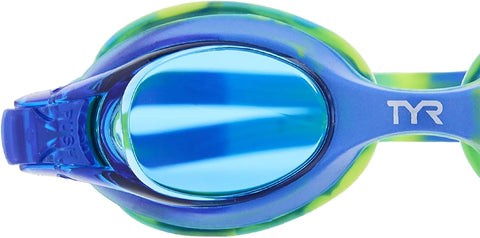 TYR Kids' Swimple Goggles - Colorful Swim Goggles for Beginners
