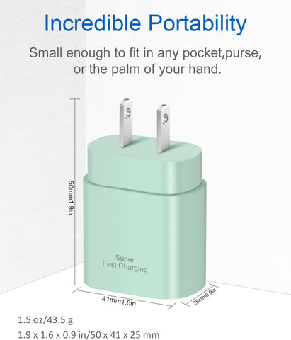 Type C Charger Fast Charging,USB C Charger,25W Samsung Super Fast Charger