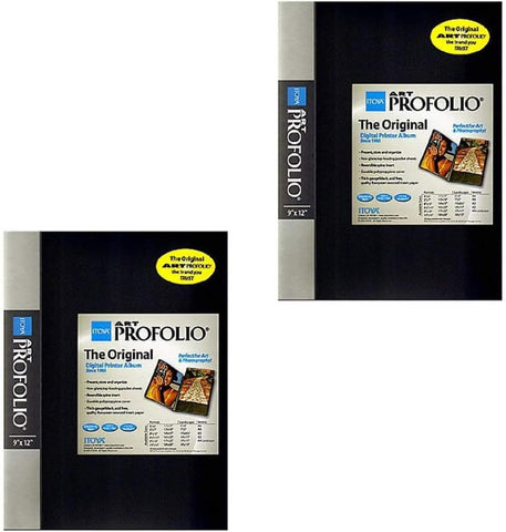 Itoya Art Profolio Storage/Display Book 9 in. x 12 in. 24 [Pack of 2 ]