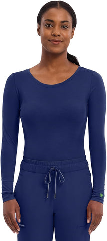 Healing Hands Underscrub Long Sleeve Women Knits Scrub Tops
