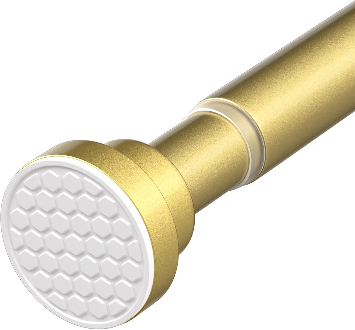 Tension Curtain Rod 30-64 Inch Gold Adjustable Curtain Rods