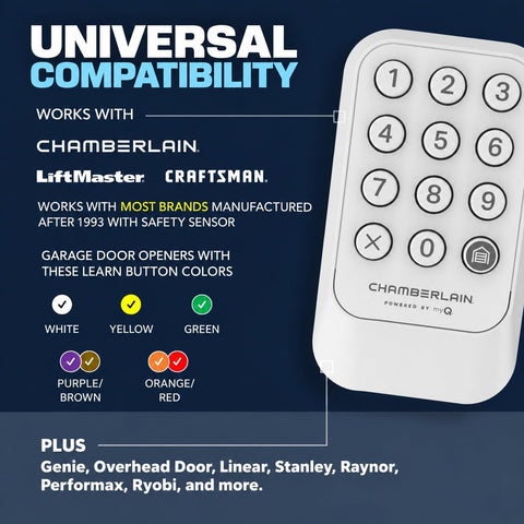 Chamberlain Genuine Universal myQ Wireless Garage Door Keypad