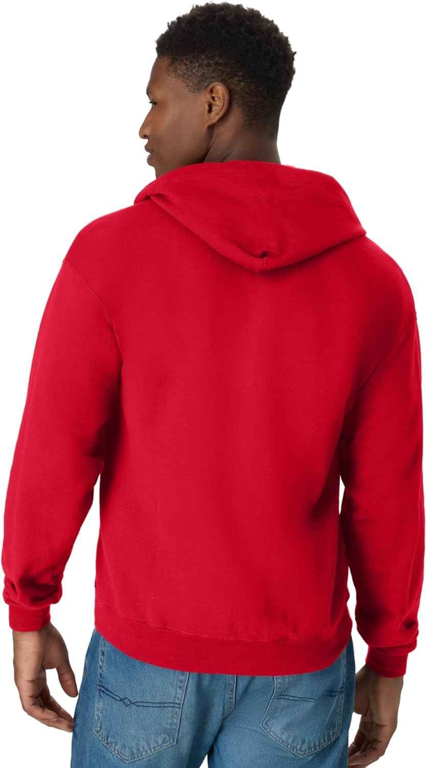 Hanes Men's Zip-up Hoodie, Ecosmart Fleece Full-zip Hoodie for Men, Hooded Sweatshirt