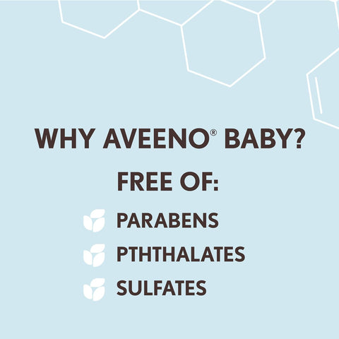 Aveeno Baby Gentle Body Wash & Shampoo, 3 Pack, 3 x 18 fl. oz
