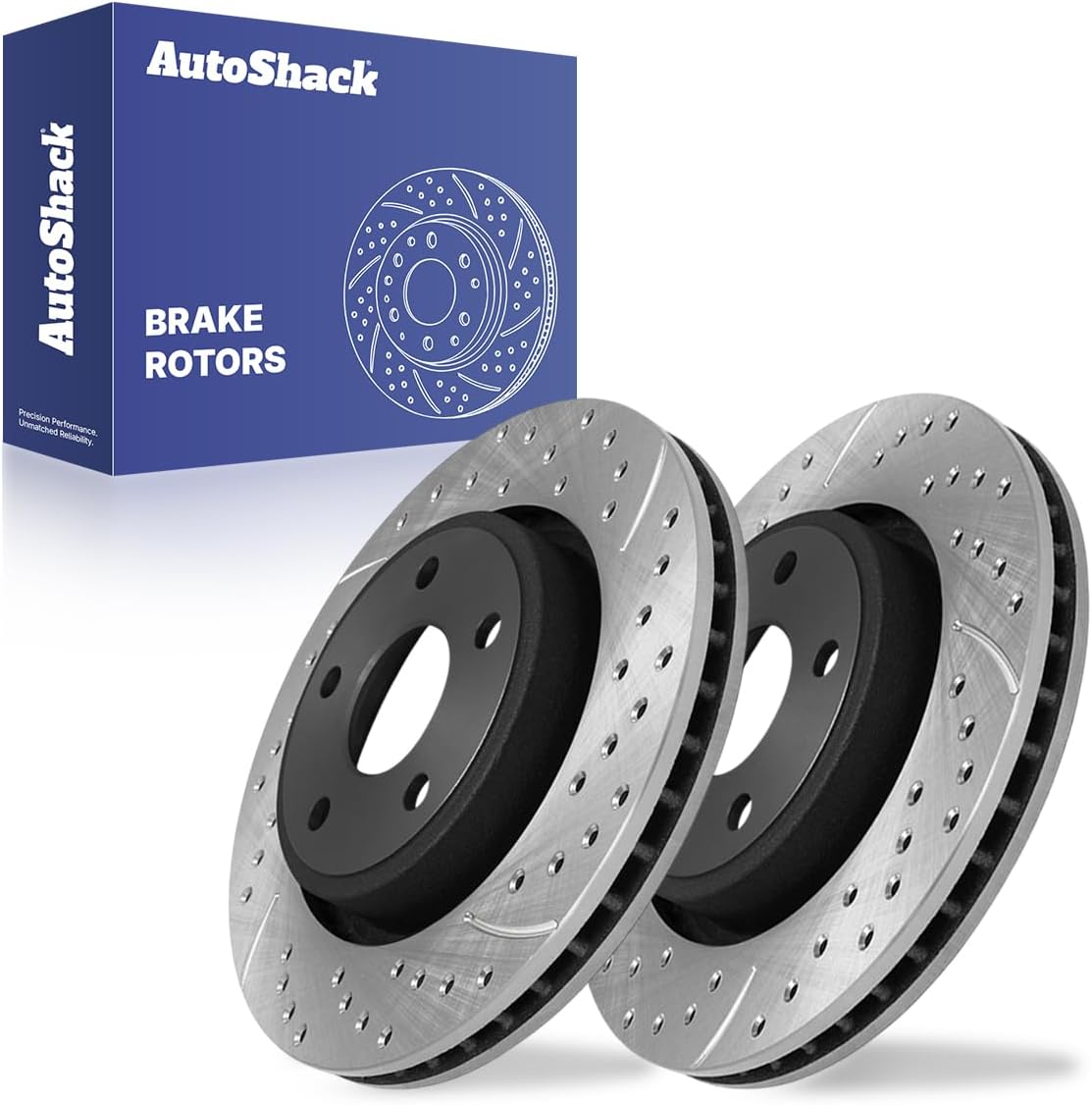 AutoShack Front E-Coated Rotors 12.91" (328 mm) for Jeep Commander 2010