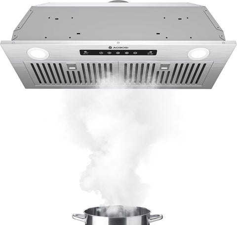 30 Inch Range Hood Insert with Touch/Gesture/Remote Control, 900 CFM