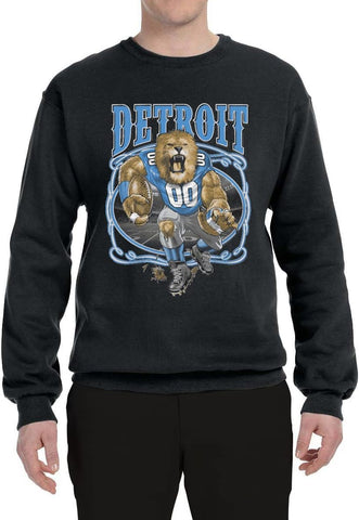 Wild Bobby Hometown City Detroit Fan | DET Fantasy Football Fan Pride Sports Crewneck Sweatshirt