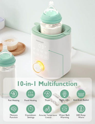 Momcozy Baby Bottle Warmer for Breast Milk, Fullest Nutrients Preserved