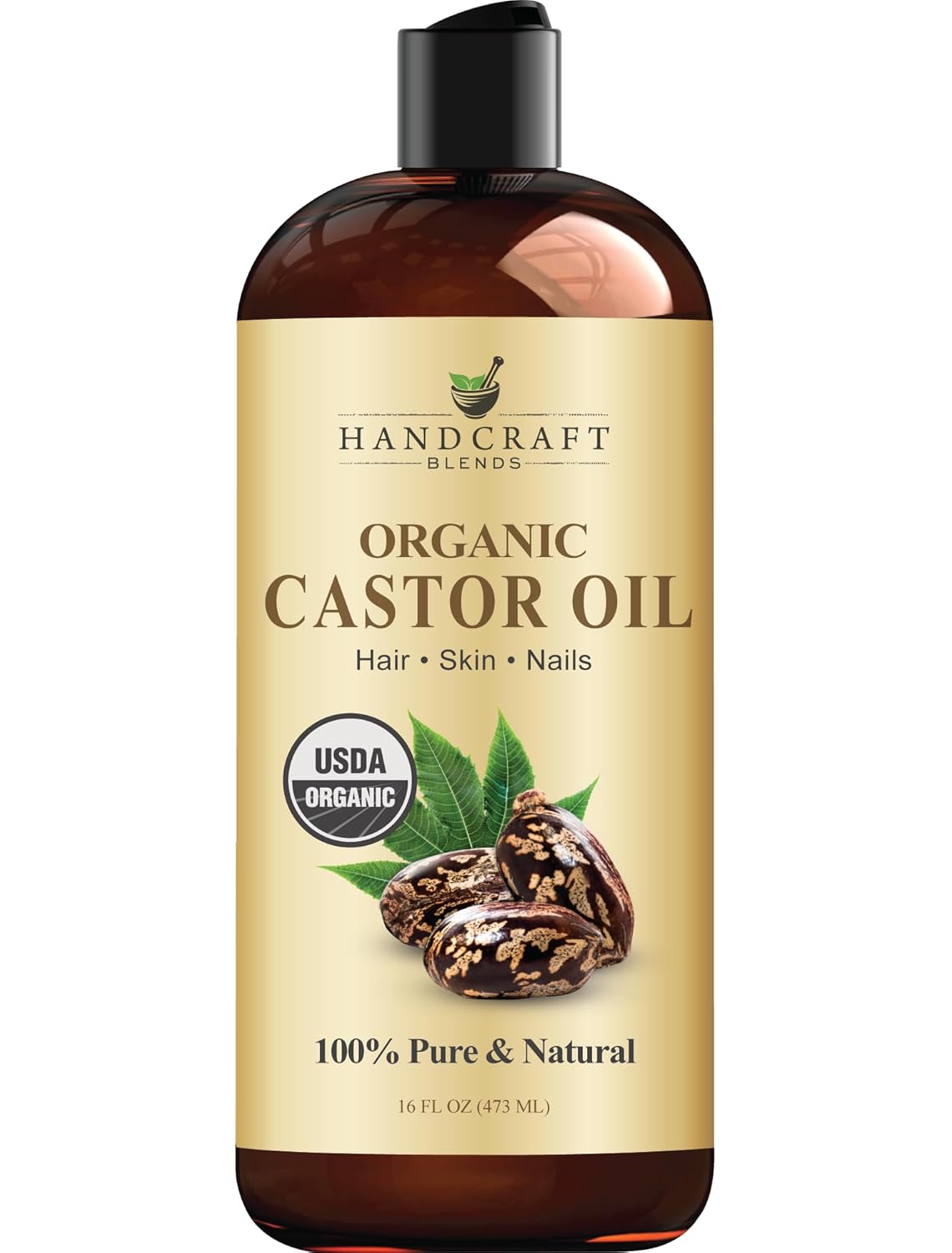 Handcraft Blends Organic Castor Oil - 16 Fl Oz