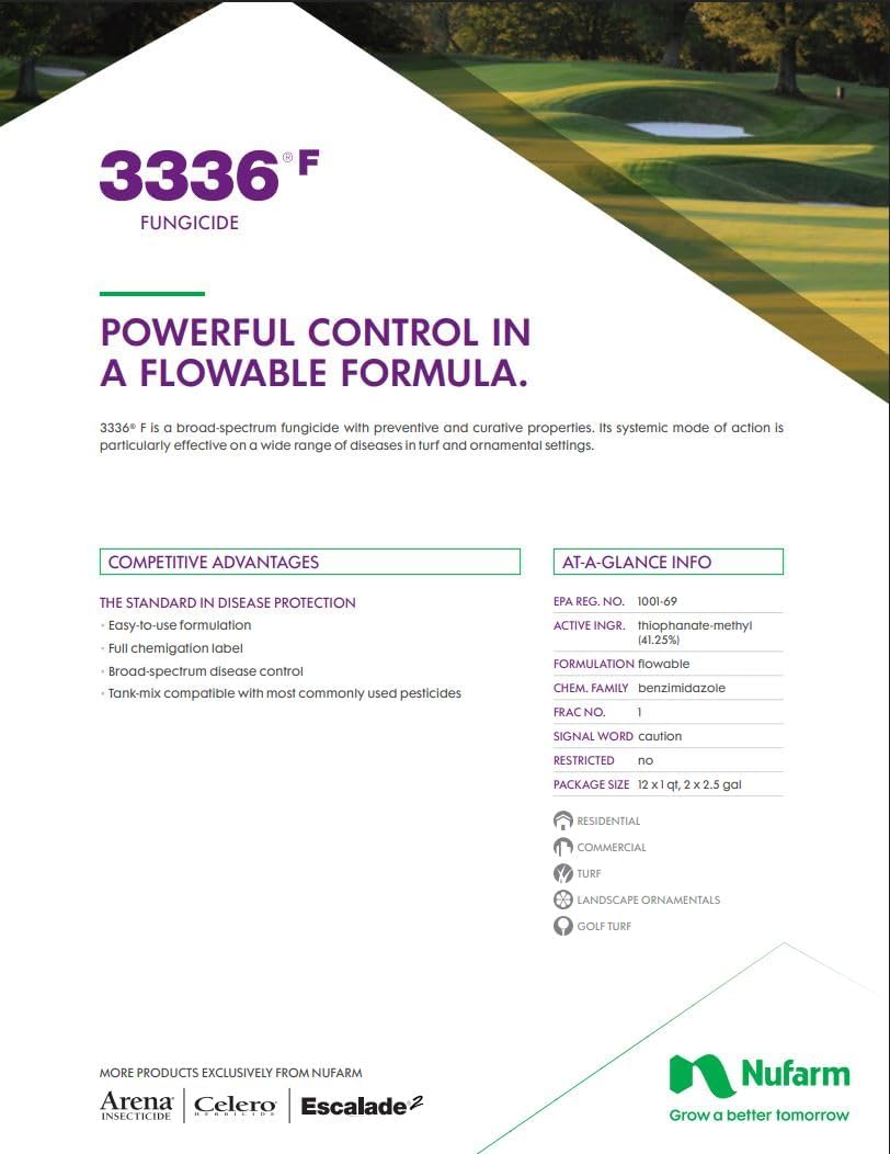 Cleary 3336F Fungicide - qt