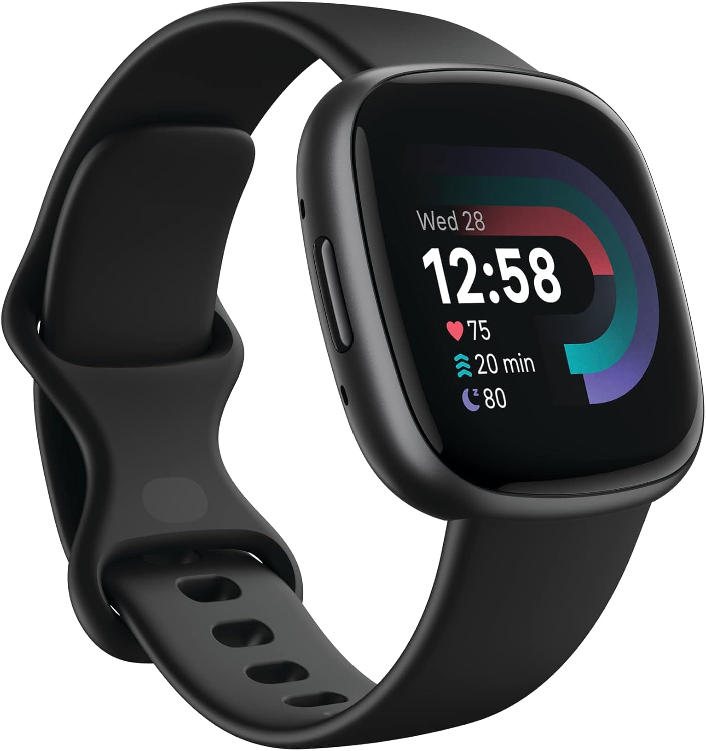 Google Fitbit Versa 4 Fitness Smartwatch, 24/7 Heart Rate - Black/Graphite