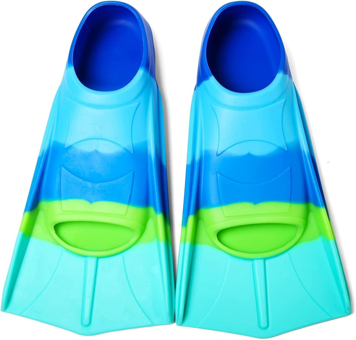 Kids Swim Fins Youth Short Blade Swimming Training Flippers