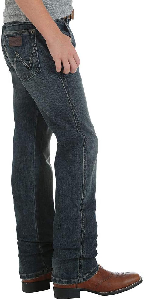 Wrangler Boys' Retro Slim Fit Straight Leg Jean