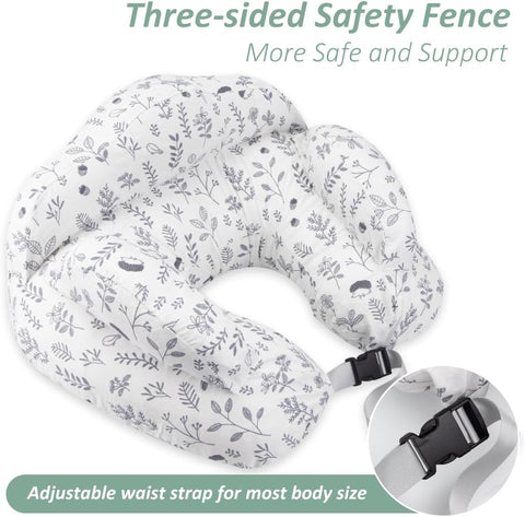 Chilling Home Nursing Pillow Adjustable, Pillow for Breast Feeding Bottle Feeding, Large Size More Support for Mom, Breastfeeding Essentials, Removable Cover
