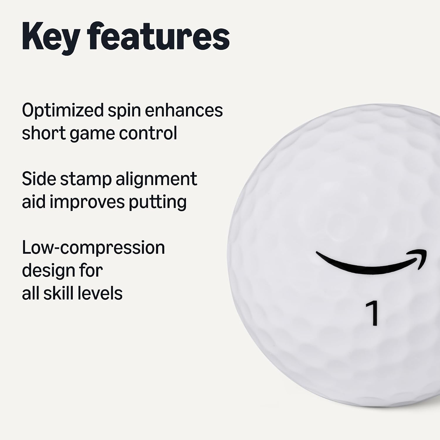 Amazon Basics Core Soft Golf Balls