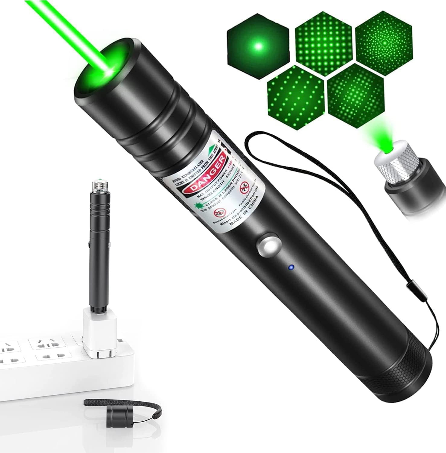 IVVTRYI Green Laser Pointer - Rechargeable