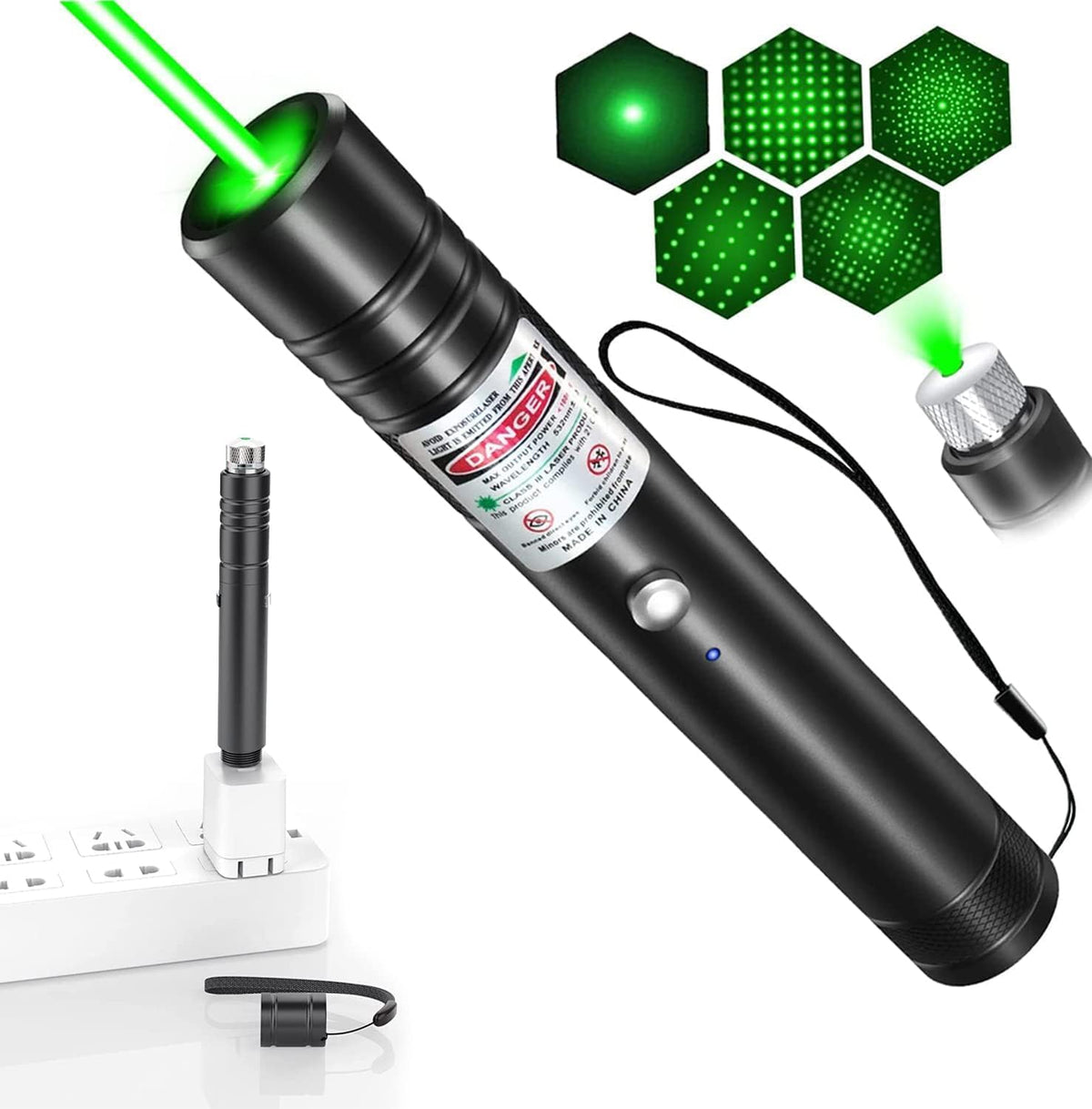 IVVTRYI Green Laser Pointer - Rechargeable