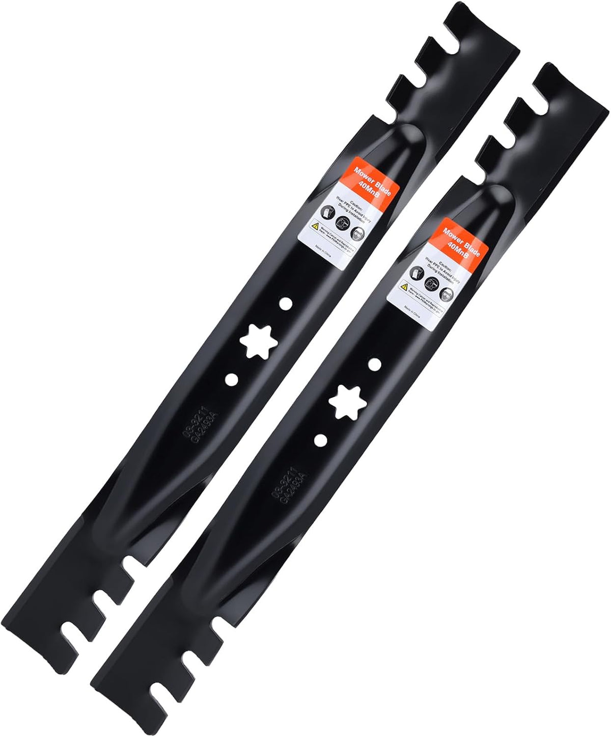 Grasscool 942-0616A Cub Cadet 42 inch Mower Toothed Mulching Blades for XT1