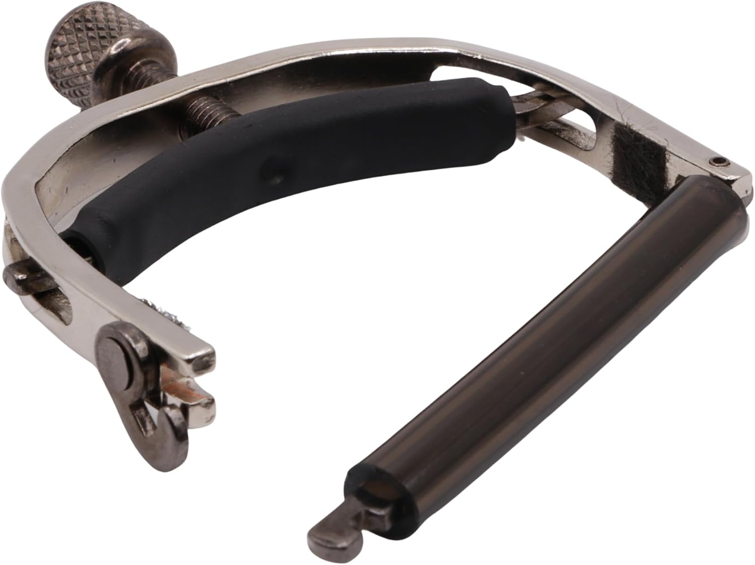 Paige 6-String Guitar Capo – Nickel, Proudly Made in the USA – Adjustable Tension, Ultra-Thin Design – Fits Standard Acoustic Guitars