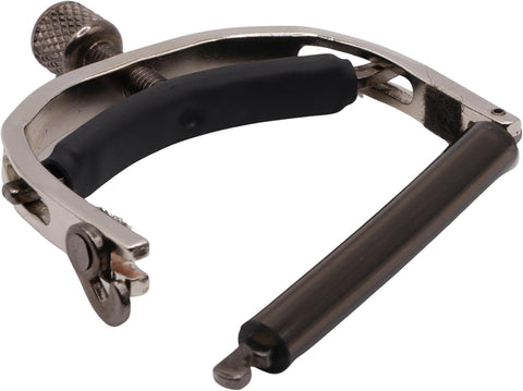 Paige 6-String Guitar Capo – Nickel, Proudly Made in the USA – Adjustable Tension, Ultra-Thin Design – Fits Standard Acoustic Guitars