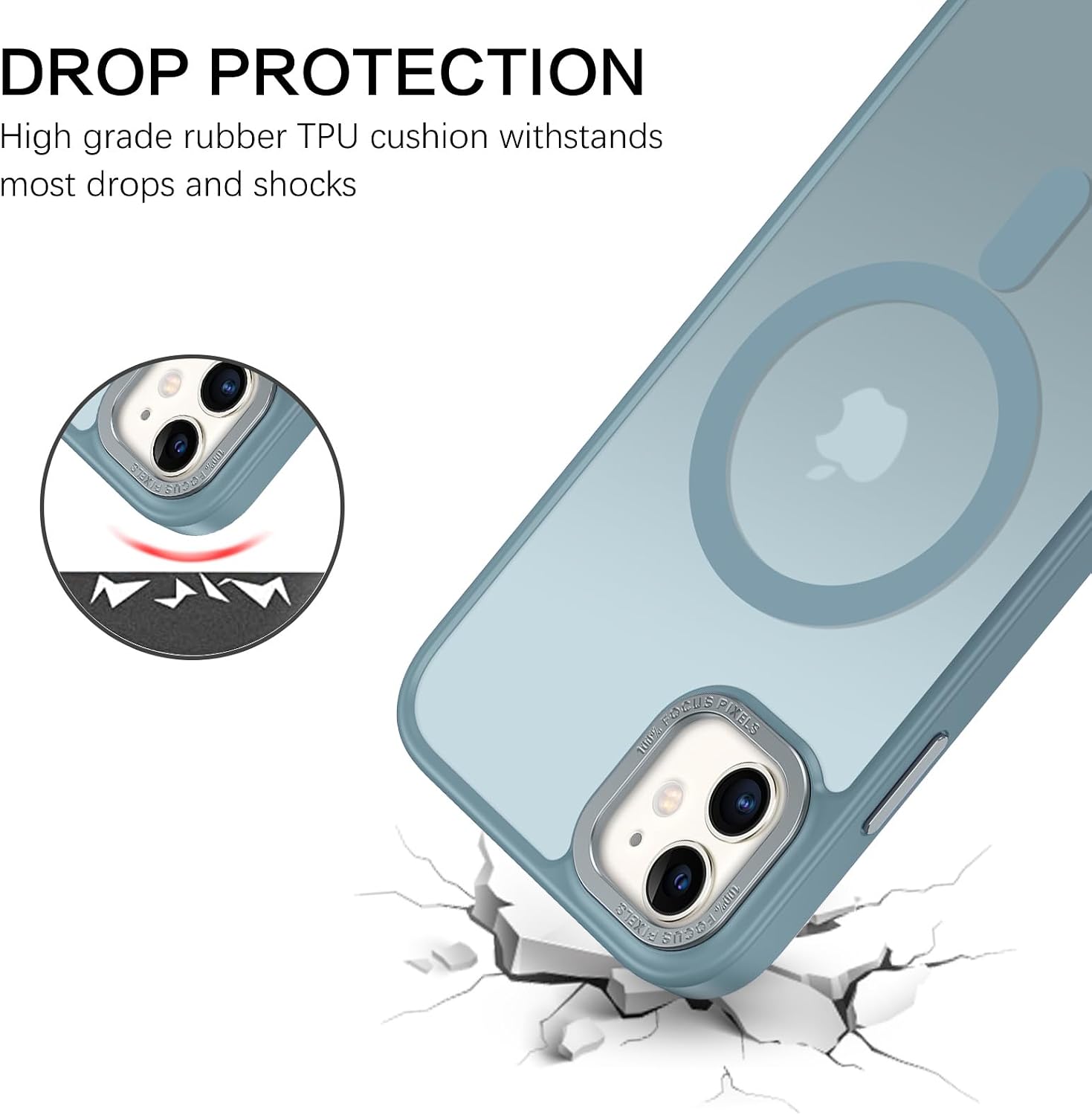 BENTOBEN for iPhone 11 Phone Case, Phone case iPhone 11 Magnetic Case [Compatible with MagSafe] Translucent Matte Slim Shockproof Anti-Fingerprint Anti-Scratch Protective Cover for iPhone 11 6.1’’