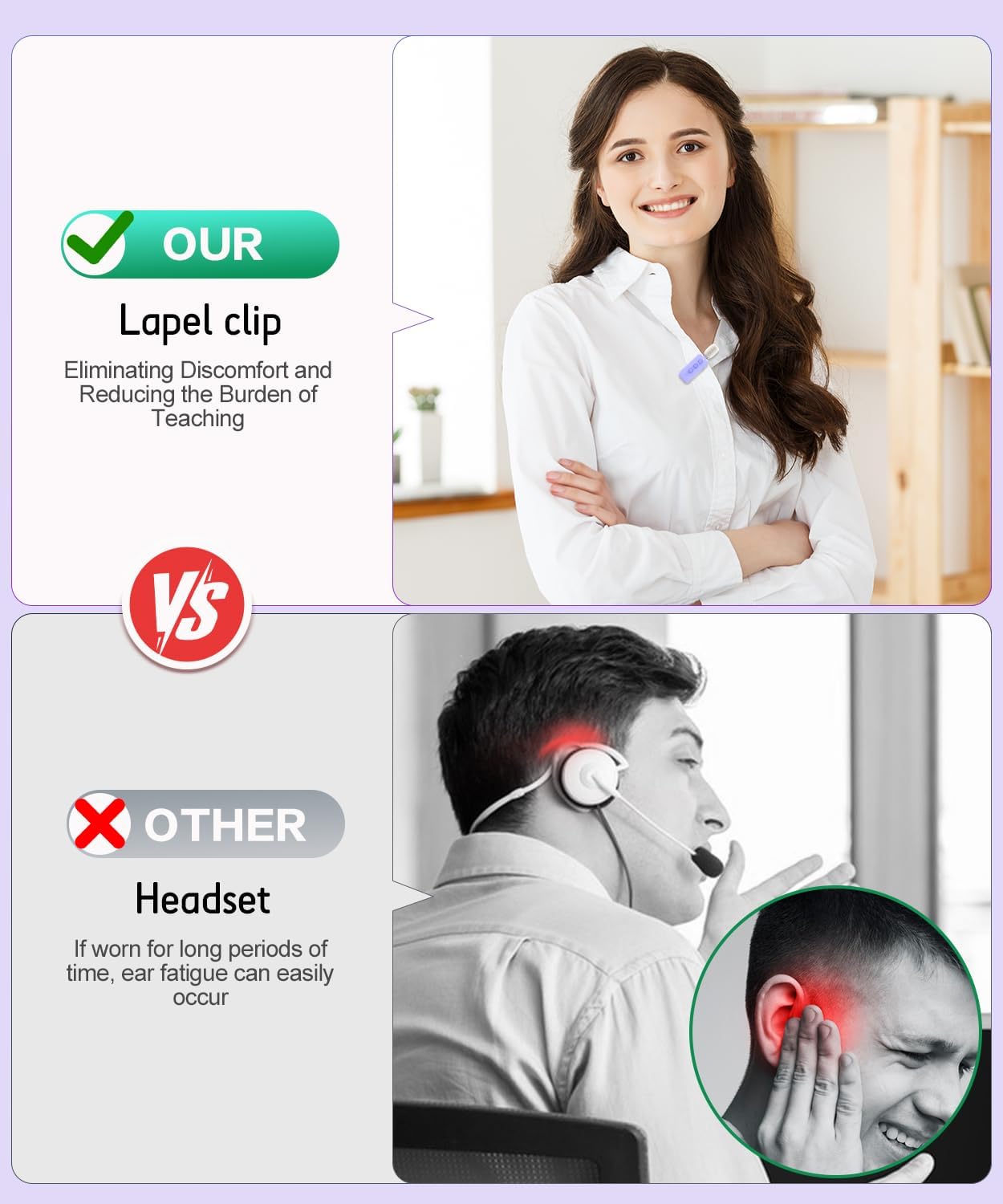 SHIDU 35W Voice Amplifier for Teachers Bluetooth Wireless Lavalier Mic