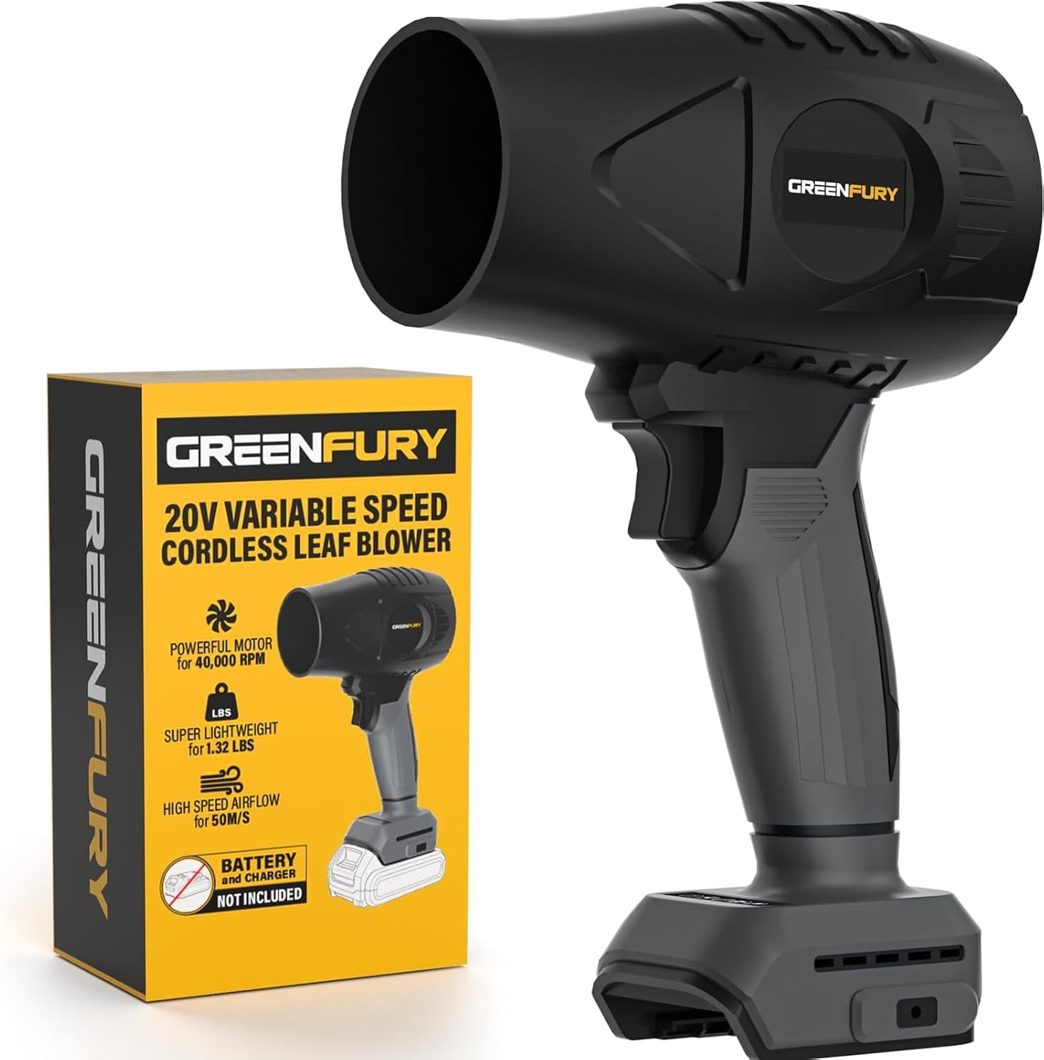 Cordless Leaf Blower Compatible with Dewalt 20V Max Battery (Tool Only)