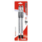 Pentel R.S.V.P. Ballpoint Pen, Fine Line, Black Ink, 2 Pack (BK90BP2A)