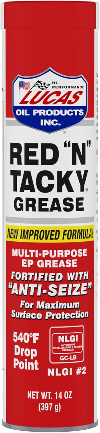 Lucas Oil 10574 Red "N" Tacky Grease - 1 Pound