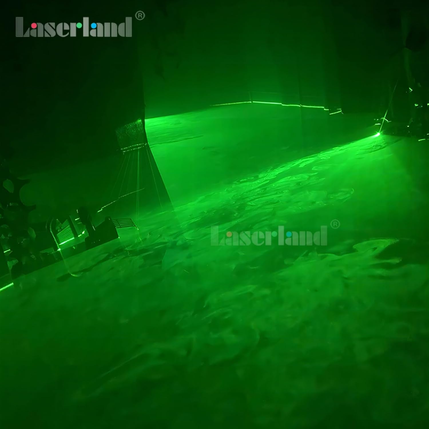 532nm Waterproof Green Generator Line Module for Halloween Scary House Laser Swamp Laser Pond Haunted House Garden Yard Decoration NOT for Alignment (Class IIIr 12V with Adapter and Mount)