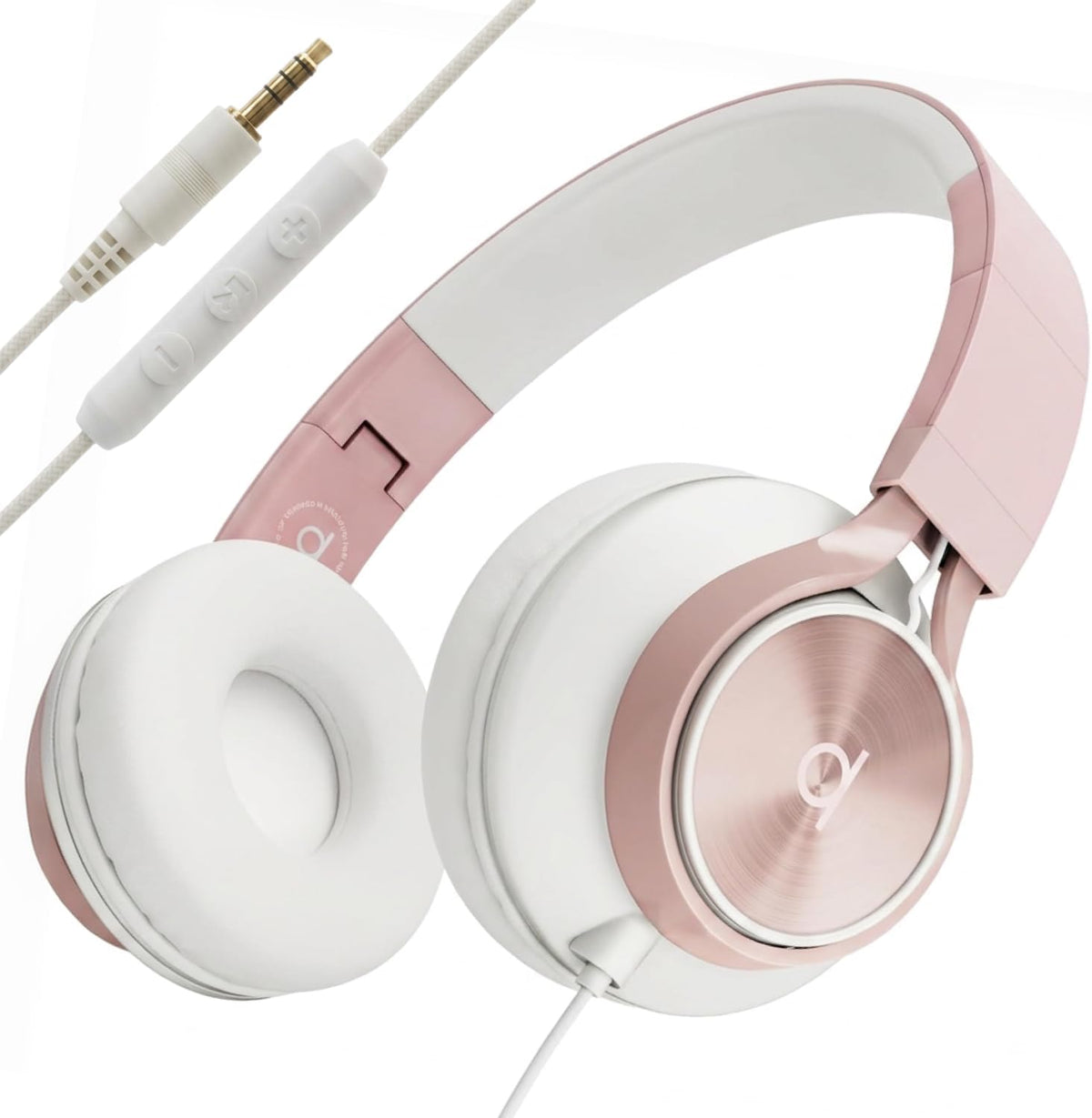 ARTIX Wired Headphones for Kids & Adults - Built-in Mic & Volume Control, Kids Headphones for School & Travel, Girls Head Phones for Computer, iPad, Chromebook, Tablet, Smartphone with 3.5mm Aux Cord