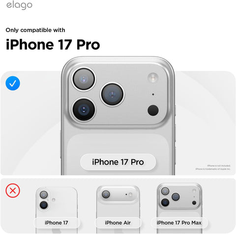 elago Premium Magnetic Silicone Case for iPhone 17 Pro Black