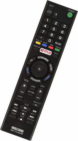 RMT-TX100U Universal Remote Control for Sony-TV-Remote All Sony LCD LED HDTV Smart bravia TVs - No Setup Needed