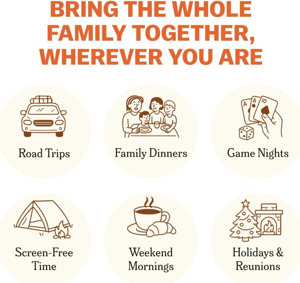 TALES 150 Conversation Cards, Family Edition, Create Meaningful Connections