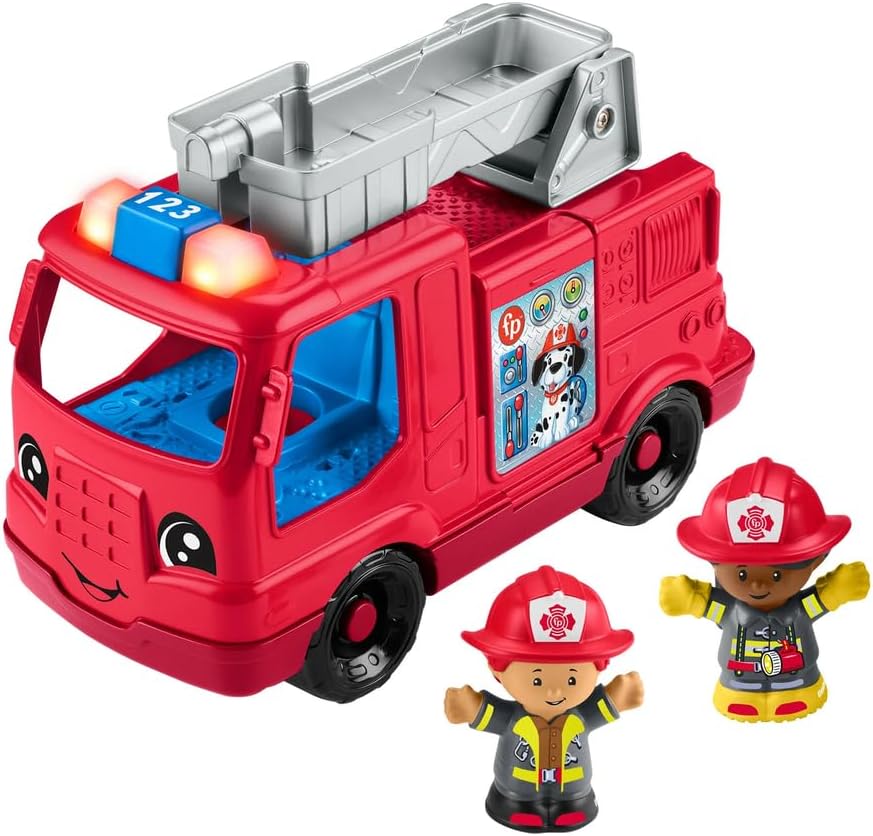 Fisher-Price Little People Fire Truck Toddler Toy
