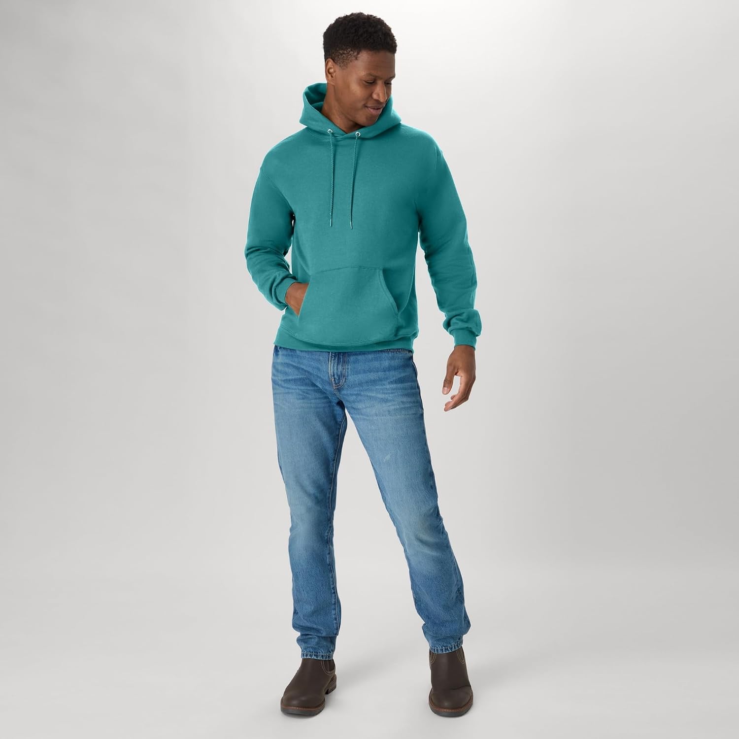 Hanes Men's Hoodie - EcoSmart Fleece Hooded Sweatshirt for Men & Women - Midweight Fleece - Big & Tall Available