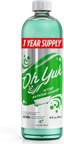 Oh Yuk Jetted Tub Cleaner for Jacuzzis, Bathtubs & Whirlpools, Septic Safe